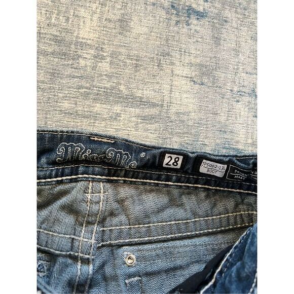 Miss Me Lace Rhinestone Embellished Boot Cut Jeans 28" - Picture 3 of 7